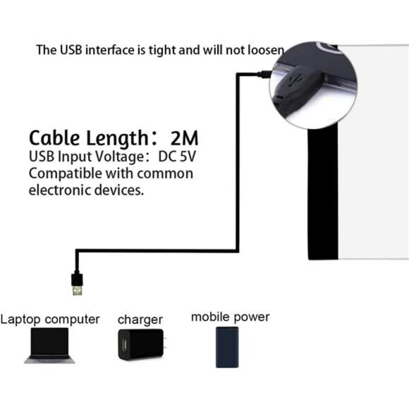 59 Pcs Diamond Painting A4 LED Light Pad Kit, 5D Diamond Painting Accessories - Picture 3 of 8
